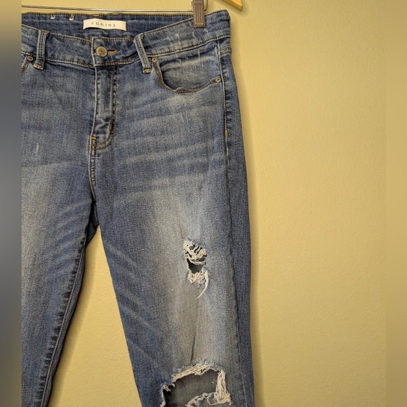 Eunina Distressed Blue Skinny Jeans - Picture 5 of 12